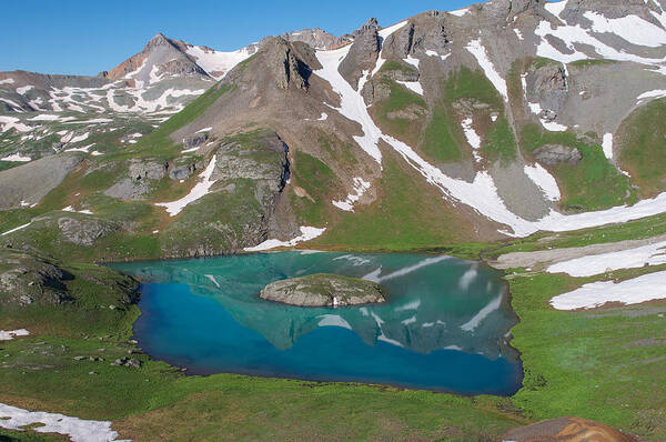 Ice Lake Basin Art Print featuring the photograph Island Lake 2 by Aaron Spong
