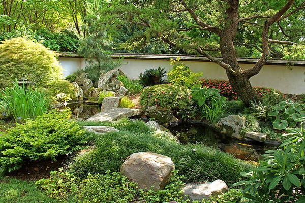 Japanese Garden Art Print featuring the photograph Japanese Gardens by Richard Krebs