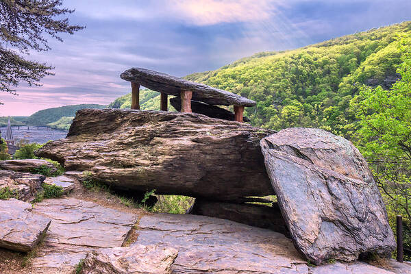 Jefferson Rock Art Print featuring the photograph Jefferson Rock by Mary Almond