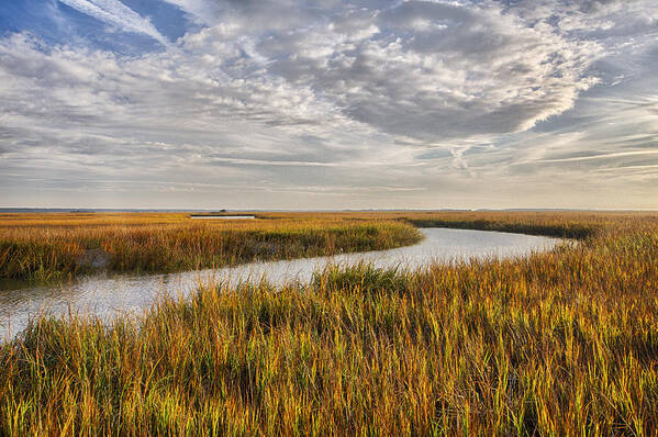 Johnson Creek Art Print featuring the photograph Johnson Creek HDR 01 by Jim Dollar