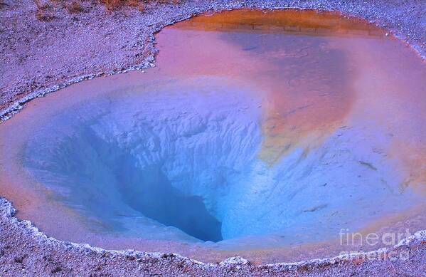 Geyser Art Print featuring the photograph Journey to the Center of Geyserland by Ann Johndro-Collins