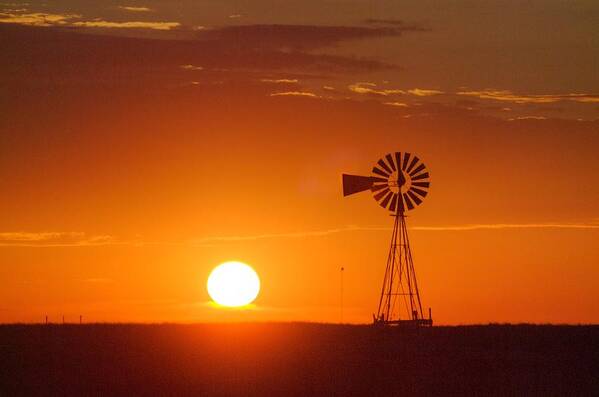 Sun Art Print featuring the photograph Just Another Nebraska Sunset by HW Kateley