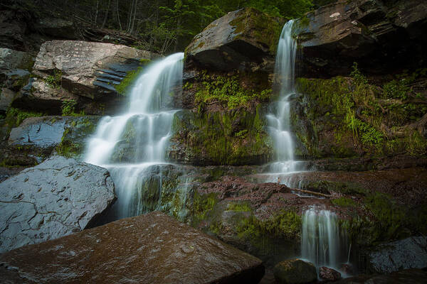 Kaaterskill Art Print featuring the photograph Kaaterskill Falls by Edgars Erglis