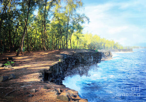 Hawaii Art Print featuring the photograph Kaloli Point Hawaii by Ellen Cotton