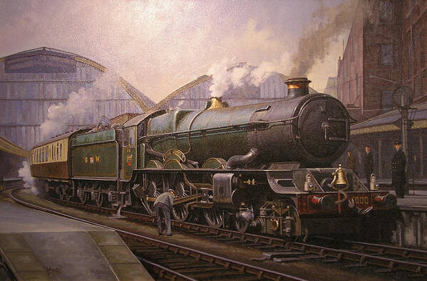 United Kingdom Art Print featuring the painting KG5 at Paddington. by Mike Jeffries