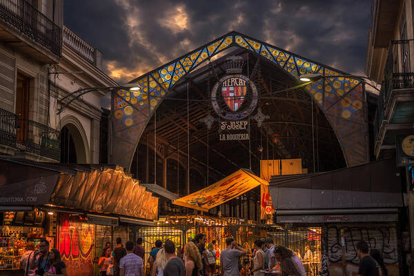 Spain Art Print featuring the photograph La Boqueria by Alejandro Tejada