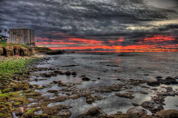 San Diego Art Print featuring the photograph La Jolla Cove Sunset by Nathan Rupert