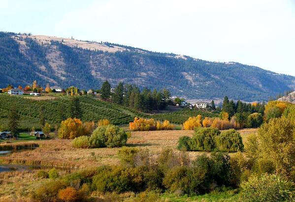 Lake Country Landscape Art Print featuring the photograph Lake Country Landscape by Will Borden