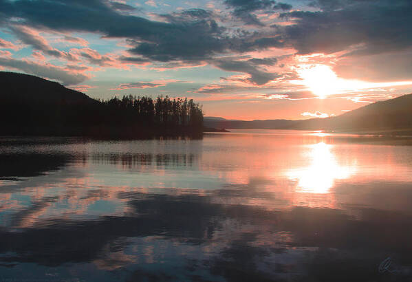 Lake Art Print featuring the photograph Lake Granby Sunset by Chris Thomas
