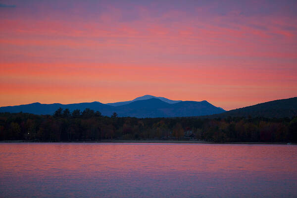 Lake Art Print featuring the photograph Lakeside Sunset by Larry Landolfi