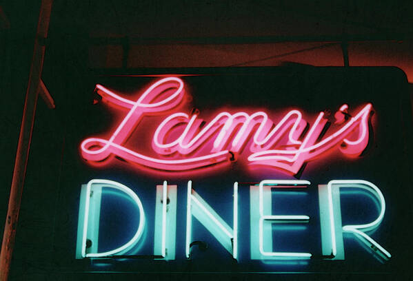 Diner Art Print featuring the photograph Lamys Diner by Mary Bedy