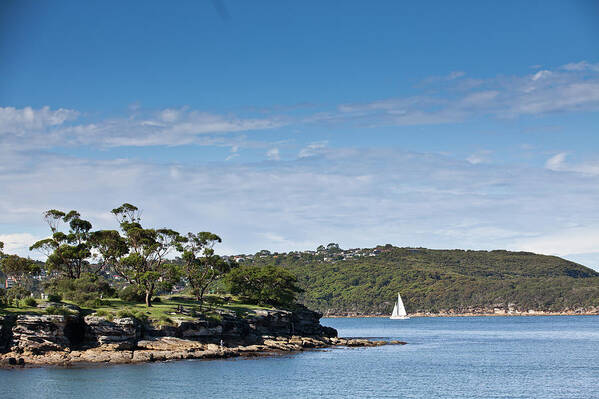 Tranquility Art Print featuring the photograph Landscape Rocky Point Island Balmoral by Nerida Mcmurray Photography