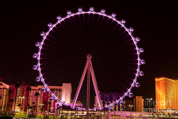 High Roller Art Print featuring the photograph Las Vegas by Anthony Totah