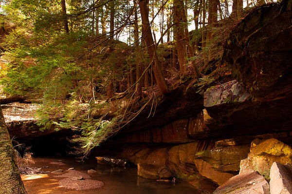 2013 Art Print featuring the photograph Ledges of Cedar Falls by Haren Images- Kriss Haren