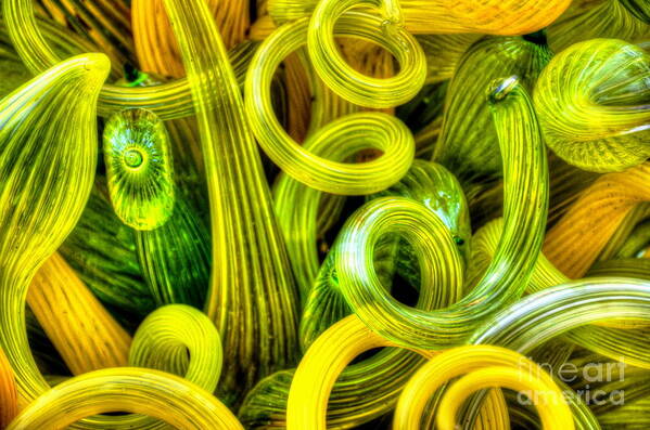 Glass Art Print featuring the photograph Lemon and Lime by Debbi Granruth