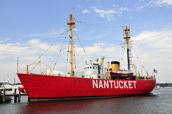 Lightship Art Print featuring the photograph Lightship Nantucket by Dan Myers