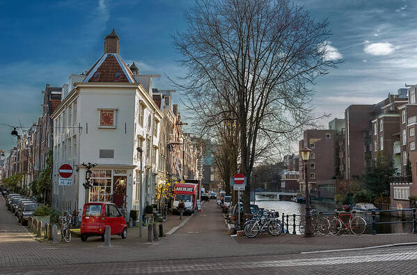 Holland Art Print featuring the photograph Lijnbaansgracht and Tweede Weteringdwarsstraat. Amsterdam by Juan Carlos Ferro Duque