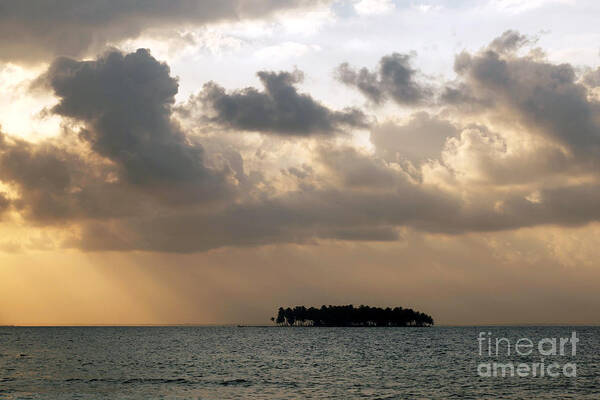 Caribbean Art Print featuring the photograph Lonely Island by James Brunker