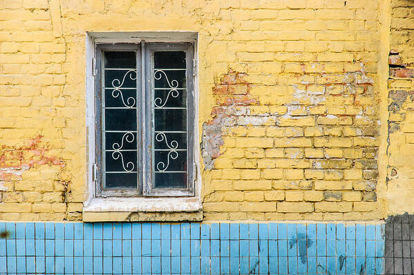 Kiev Art Print featuring the photograph Lonely Window by Alain De Maximy