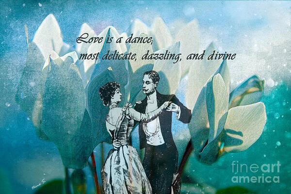 Love Art Print featuring the photograph Love is a Dance by Nina Silver