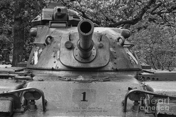 Tank Art Print featuring the photograph M60 Patton Tank Turret by Thomas Woolworth
