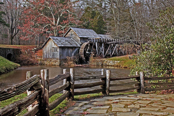 Meadows Of Dan Art Print featuring the photograph Mabry Mill 2 by Suzanne Stout