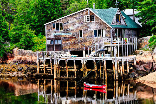 Maine Art Print featuring the photograph Maine Scene by Ben Graham