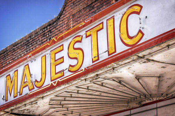 Advertising Art Print featuring the photograph Majestic Neon by David and Carol Kelly