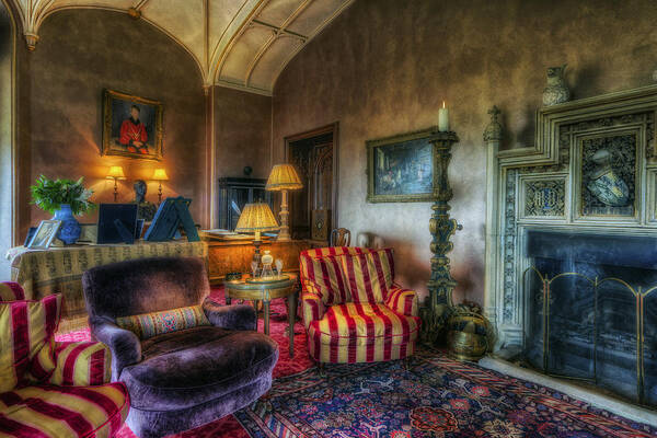 Lounge Art Print featuring the photograph Mansion Lounge by Ian Mitchell