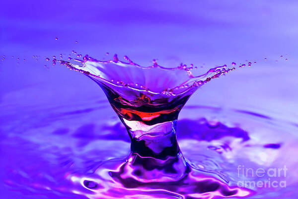 Water Art Print featuring the photograph Martini Splash by Anthony Sacco