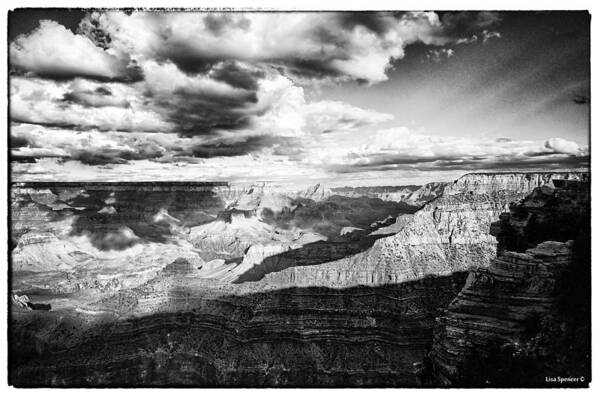 Grand Canyon Art Print featuring the photograph Clouds View From Mather Point by Lisa Spencer
