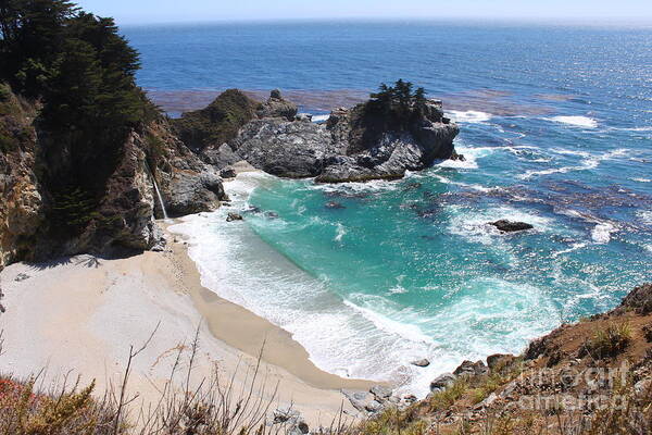 Mcway Falls Art Print featuring the photograph Mcway Falls by Bev Conover