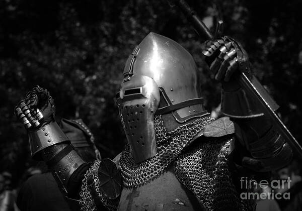 Gladiator Art Print featuring the photograph Medieval Faire Knight's Victory 2 by Vivian Christopher