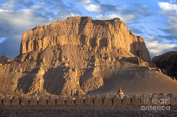 Asia Art Print featuring the photograph Melting Chortens - Guge Kingdom by Craig Lovell