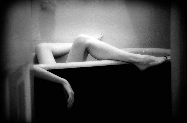 Female Nude Art Print featuring the photograph Melting by Lindsay Garrett