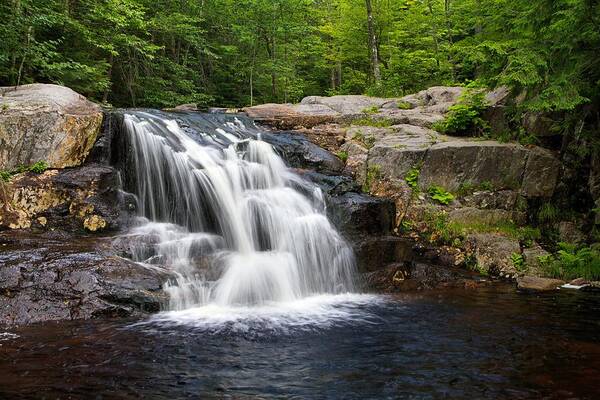 New Hampshire Waterfalls Art Print featuring the photograph Middle Of Nowhere by Mike Farslow