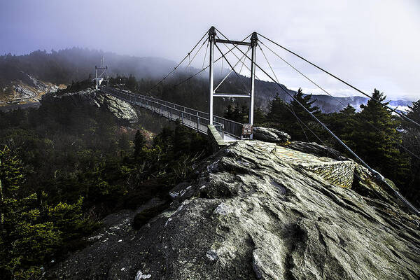 Grandfather Mountain Art Print featuring the photograph Mile High Bridge-Grandfather Mountain by Kevin Senter