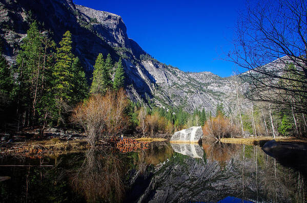 California Art Print featuring the photograph Mirror Lake Yosemite National Park by Scott McGuire