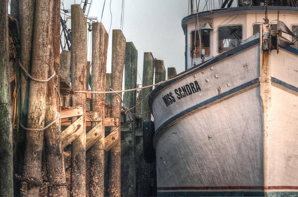 Dock Art Print featuring the photograph Miss Sandra by Scott Hansen