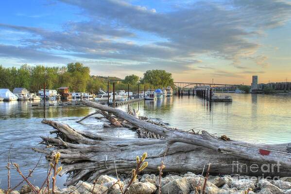 Mississippi Art Print featuring the photograph Mississippi Harbor 2 by Jimmy Ostgard