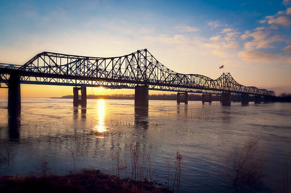  Art Print featuring the photograph Mississippi River at Vicksburg by Ray Devlin
