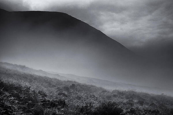 Mourne Mountains Art Print featuring the photograph Misty Mournes by Nigel R Bell