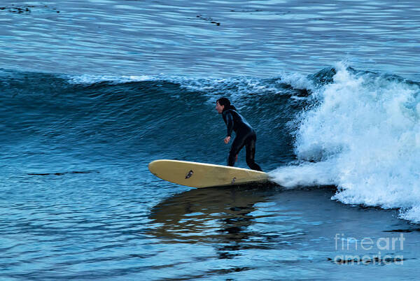 Surf Art Print featuring the photograph Morning Ride by Paul Gillham