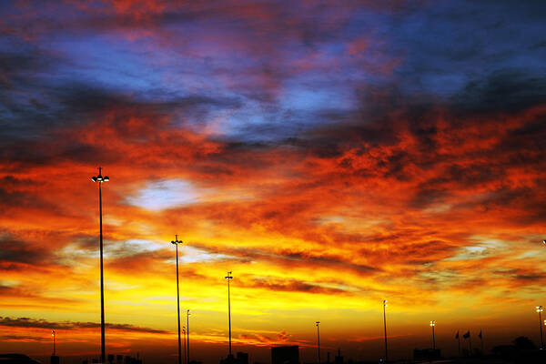 Dallas Art Print featuring the photograph Morning Sky by Edward Hawkins II