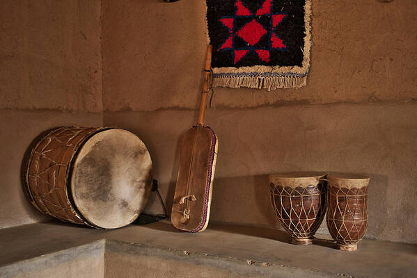Morocco Art Print featuring the photograph Moroccan traditional instruments by Ivan Slosar