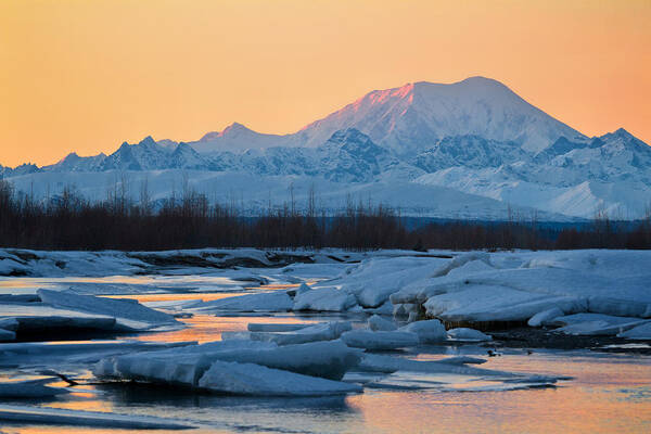 Alaska Art Print featuring the photograph Mount Foraker by Scott Slone