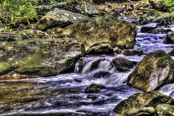 River Art Print featuring the photograph Mountain Stream by Harry B Brown
