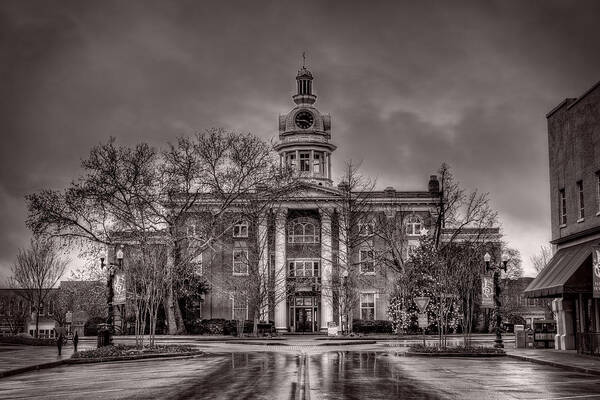 Capitol Art Print featuring the photograph Murfreesboro Town Hall by Brett Engle