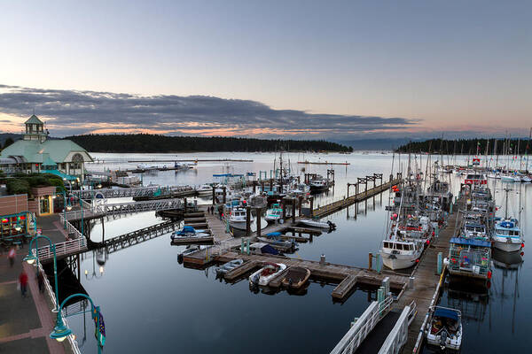 Boardwalk Art Print featuring the photograph Nanaimo Harbour Walkway by Michael Russell