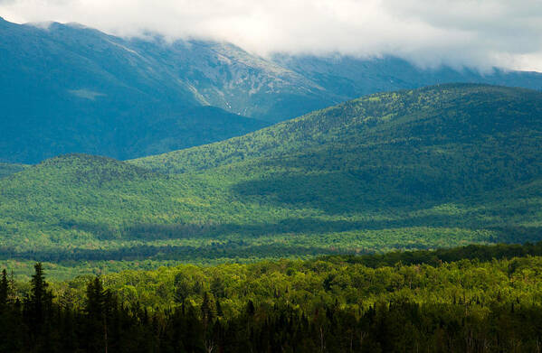 New England Art Print featuring the photograph New Hampshire Mountainscape by Nancy De Flon